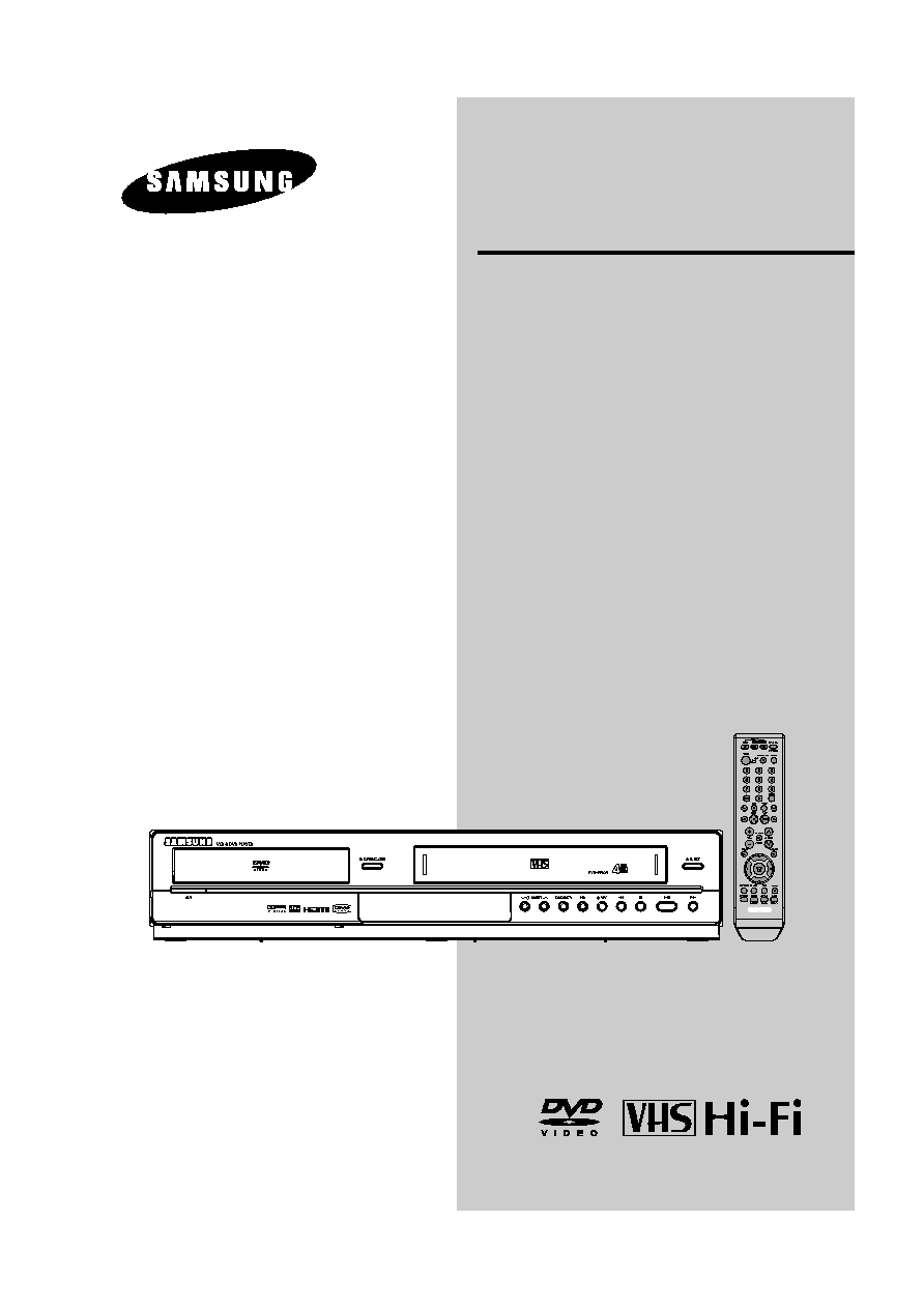 Samsung DVD-V9650 User Manual (ver.1.0)
