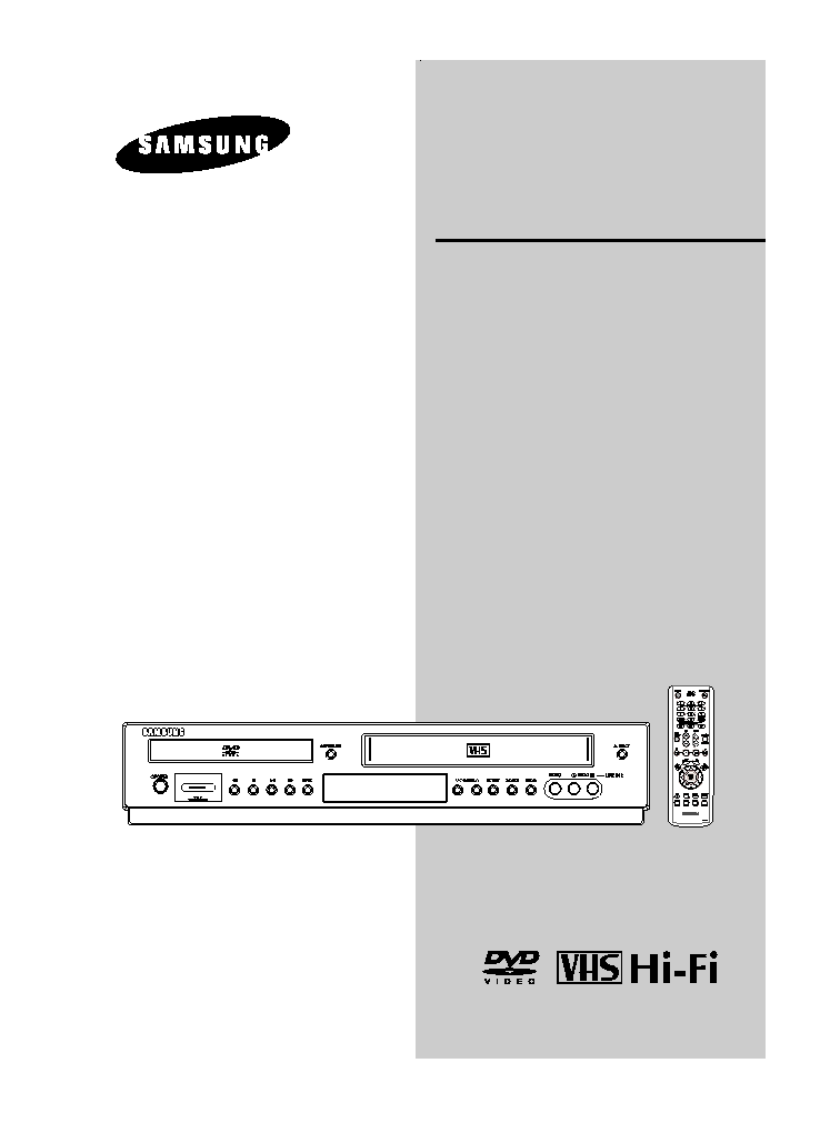Samsung DVD-V8600 User Manual (ver.1.0)