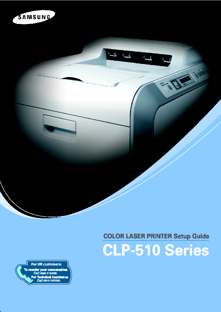 Samsung CLP-510 User Manual (ver.3.00)