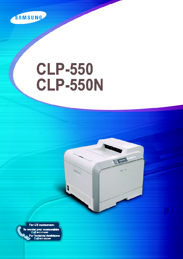 Samsung CLP-500N CLP-550Series Setup Guide (ver.)