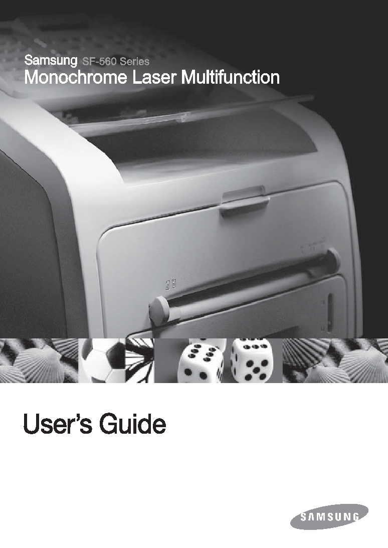 Samsung SF-560R User Manual (ver.1.0)