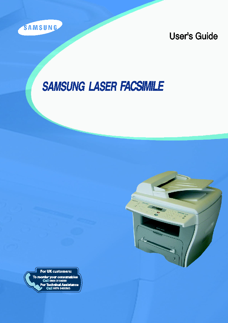 Samsung SCX-4016 User Manual (ver.1.00)