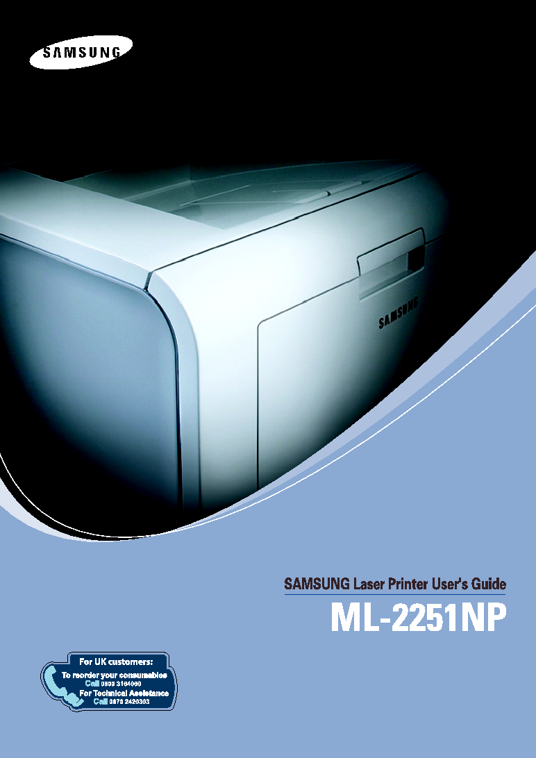 Samsung ML-2251NP User Manual (ver.1.0)