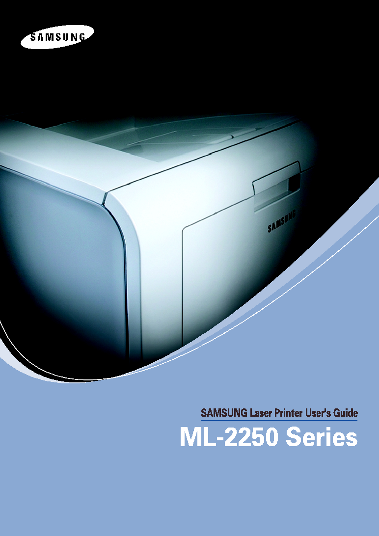 Samsung ML-2250 User Manual (ver.4.00)