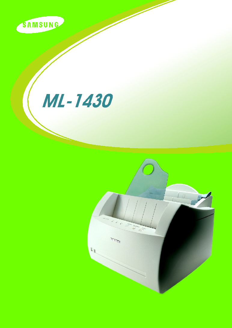 Samsung ML-1430 User Manual (ver.1.0)